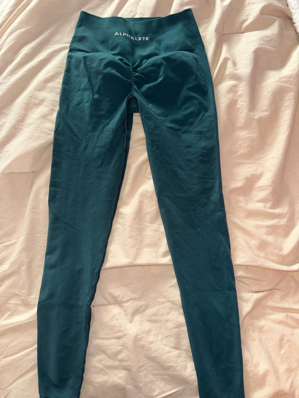 Alphalete Dark Teal High-Rise Leggings Size M